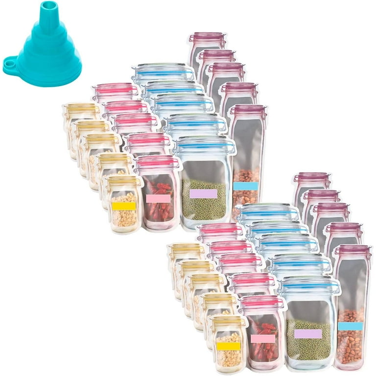 Mason bottle ziplock bag sale