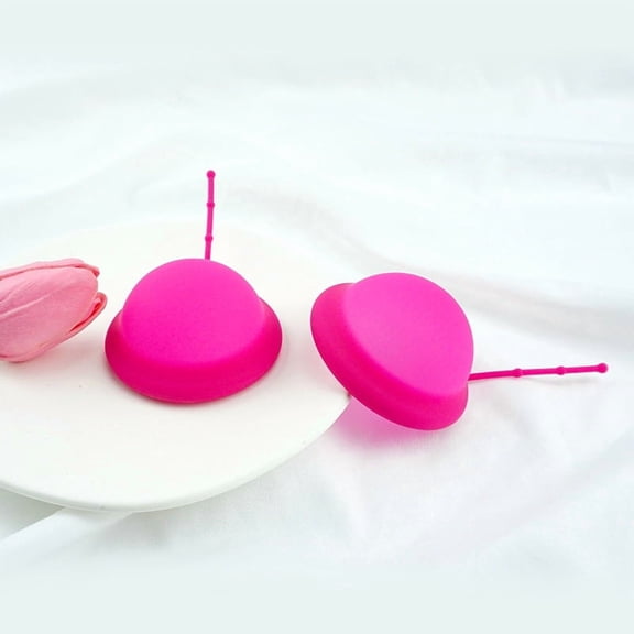 Reusable Menstrual Disc - Medical Grade Silicone, Self-Emptying with Pull String, Leak-Proof Period Protection, Comfortable Fit for Women, (Regular/Heavy Flow)