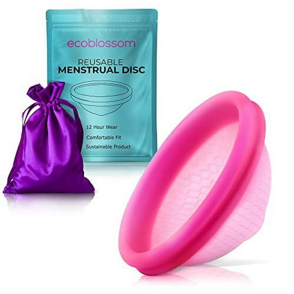 Reusable Menstrual Disc - Soft Period Disc for Women (Small (Pack of 1), Magenta)
