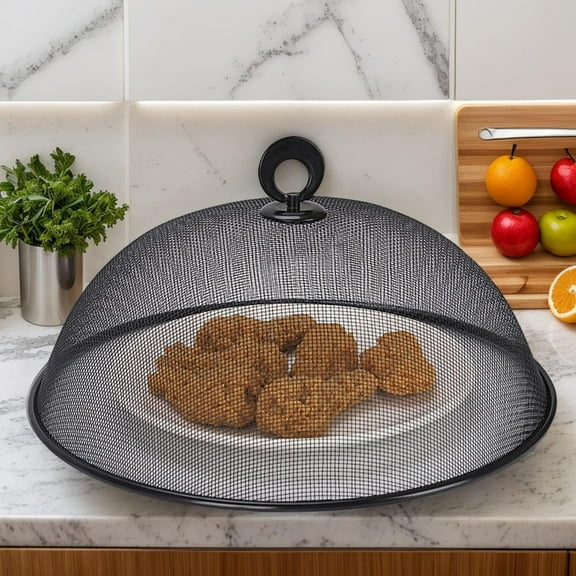 Reusable Mesh Food Covers, Metal Pop-Up Picnic Tents for Outdoor Insect Protection at BBQs and Garden Parties