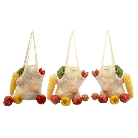 Mesh Fabric Tote Bag