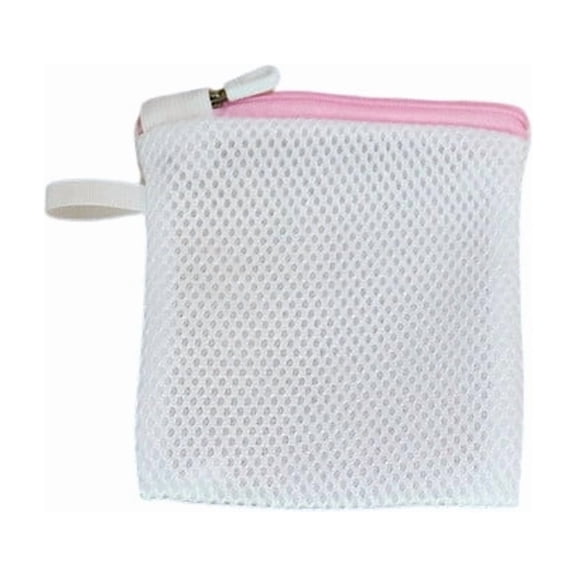 Reusable Mesh Laundry Pod Bag with Strong Zipper, Triangle Style Pouch for Scent Booster Beads, Eliminates Soap Scum on Clothes, Universal Washer Compatible