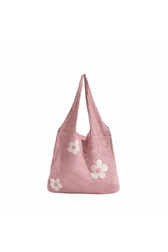 Reusable Mesh Shopping Bag Woven String Handbag Fruit Vegetables Storage Reticule Net Woven Bag Shop Grocery Tote A