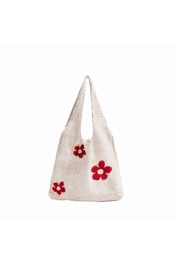 Reusable Mesh Shopping Bag Woven String Handbag Fruit Vegetables Storage Reticule Net Woven Bag Shop Grocery Tote B