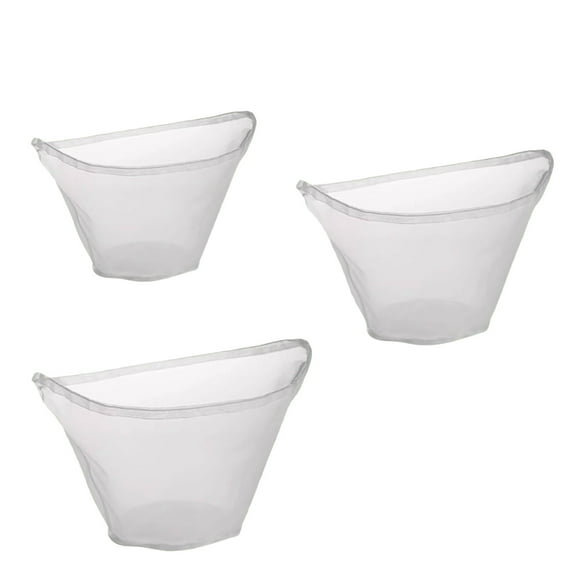 Reusable Mesh Sink Strainer Bags for Kitchen Drain Basket Fine Net Filter for Food Residue and Debris Pack of 3 Pieces S