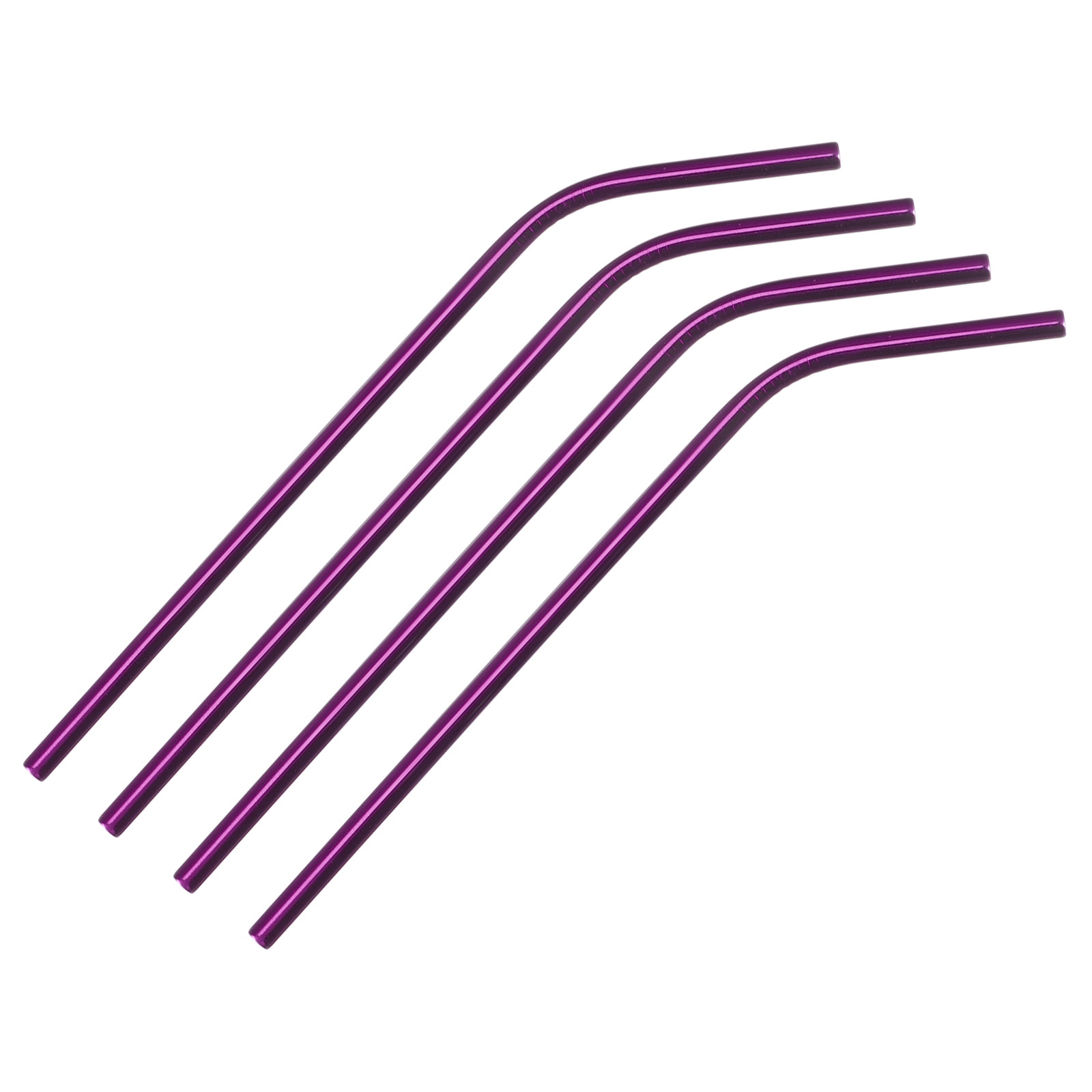 CASA-J 4-Pack Reusable Metal Straws – 10.5 Inch 304 Stainless Steel, Straight, Black, For Hot & Cold Drinks - View #4