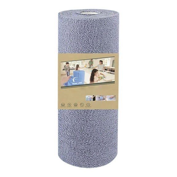 Reusable Microfiber Cleaning Cloths 20 Pack, Multi-Purpose Tearable Roll for Kitchen, Car, and Glass Cleaning, Super Absorbent & Lint-Free Dish Towels for Home and Garage