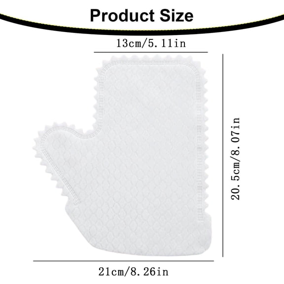 Reusable Microfiber Dusting Gloves, Washable Cleaning Mitt For Kitchen Home And Car, Lint Free Duster For Blinds Furniture Electronics (White*10)