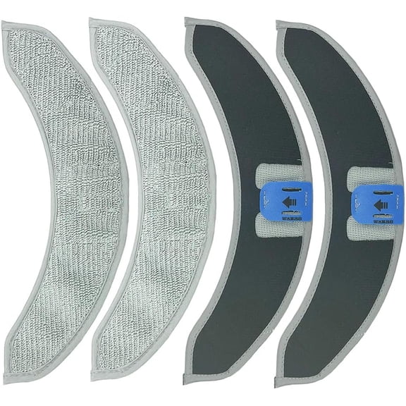 Reusable Microfiber Mop Pads Compatible with iRobot Roomba Combo j7+ and j9+ 4 Pack