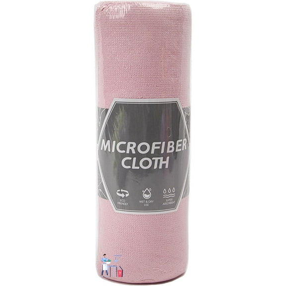 Reusable Microfiber Paper Towels Roll, 2025 New Microfiber Paper Towels Roll, Reusable Paper Towels Washable Roll, Ultra Absorbent Dish Rags for Kitchen, Car, Dishes