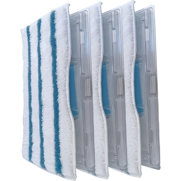 Reusable Mop Pad Refills Compatible with Shark VACMOP VM252 VM250 VM200, Vacuum Mop Pad Refills (3 Sets)