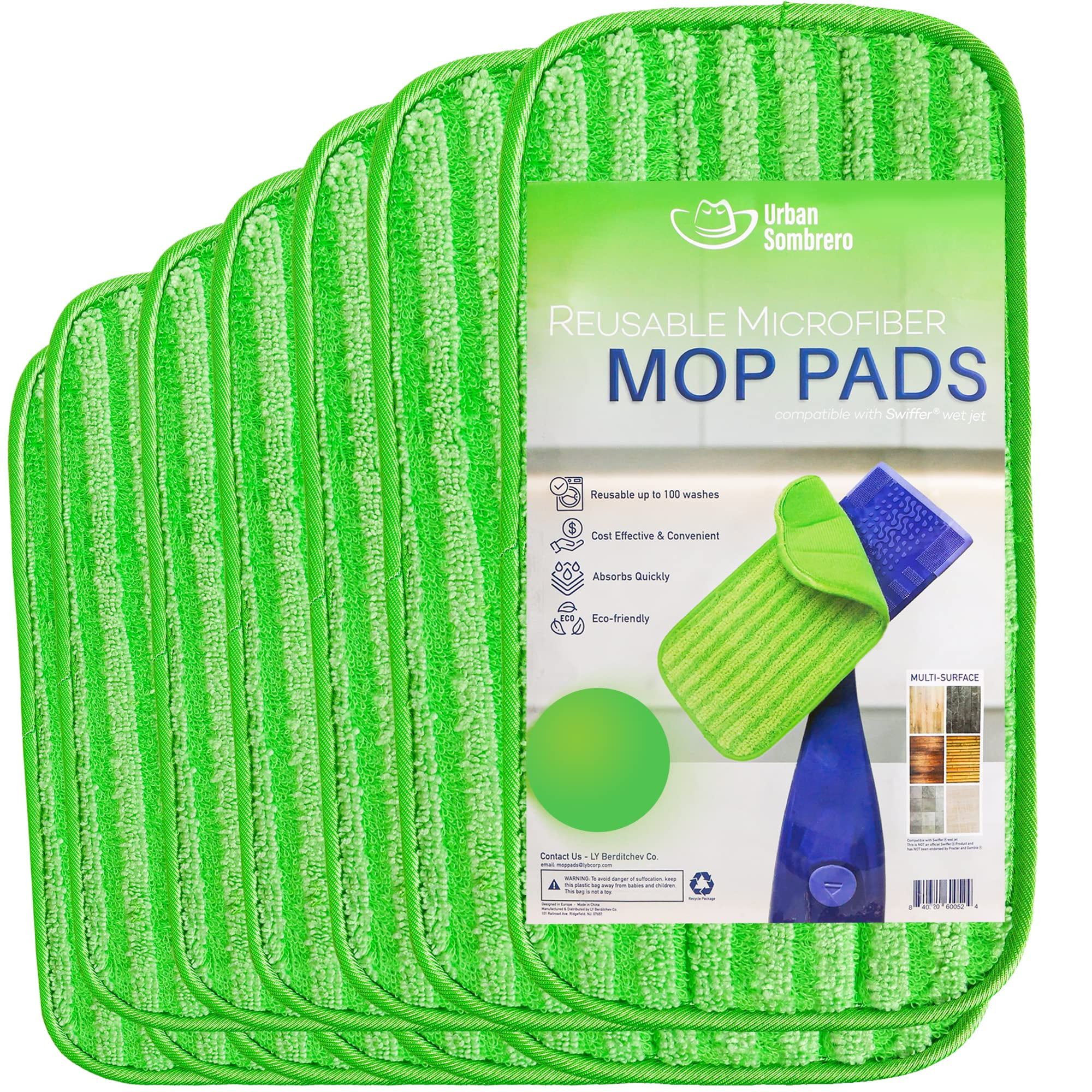 Rubbermaid Commercial Products 12-Pack Reusable Microfiber Mop Pad in the Mop  Pads department at