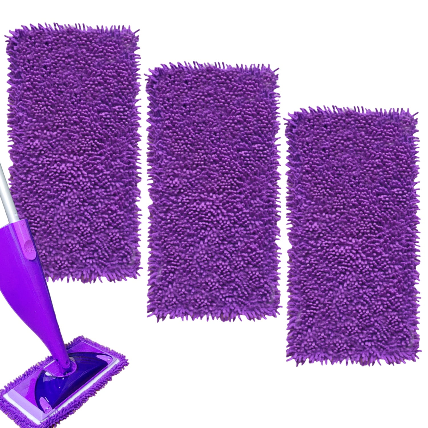 Mopping Pad Refill Compatible With Swiffer Wet Jet Mop Disposable Wet Jet Mopping Pads For All Purpose Multi-Surface Hardwood Floor Cleaning Thickness & Absorbent, 24 Count - View #3