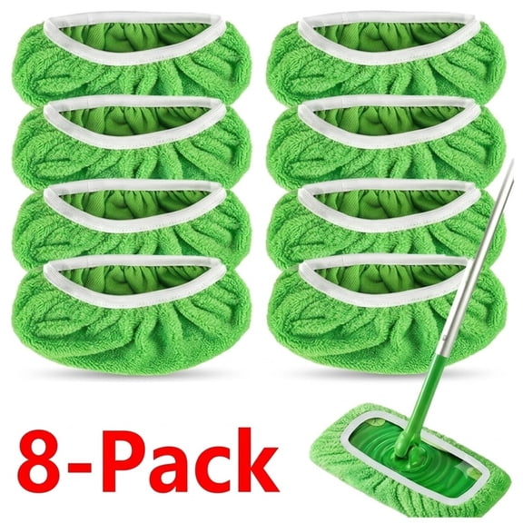 WYZCTTD Reusable Mop Pads Compatible with Sweeper-8-Piece Set