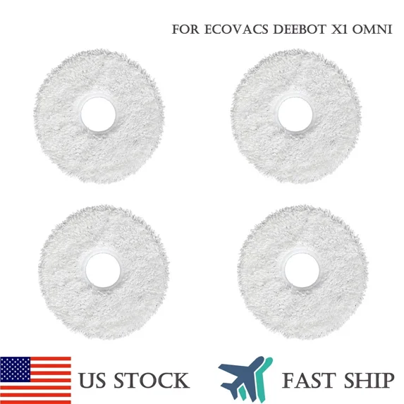 Reusable Mop Pads Mop Cloth For Ecovacs Deebot X1 Omni Turbo Robot Vacum Cleaner