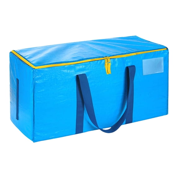 Reusable Moving Bags, Plastic B Moving Bags, Heavy Duty Foldable Moving Storage Bags with Zipper, 24 Gallon Large Capacity Packing Bag for Travel