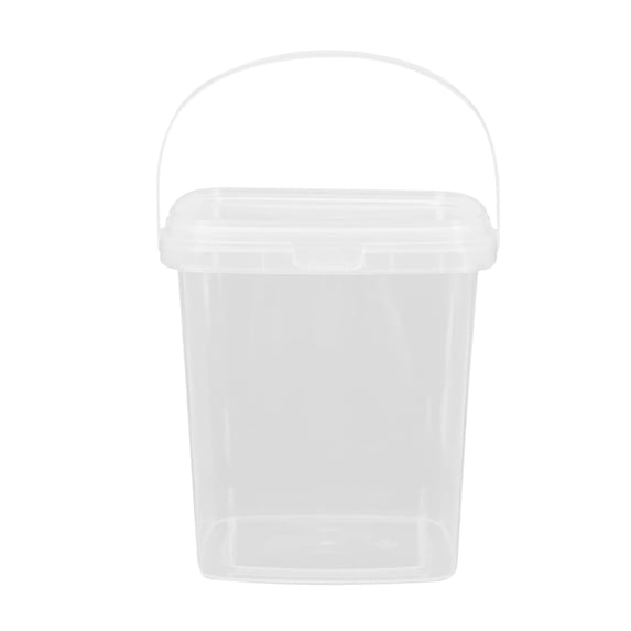 Reusable Multifunctional Kitchen Ice Storage Container With Lid Food Grade PP Material Handled Bucket For Cold Drinks