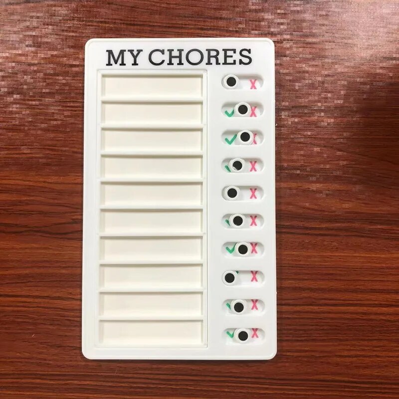Reusable My Chores Checklist Daily Planner Chore Chart Memo Board Home ...