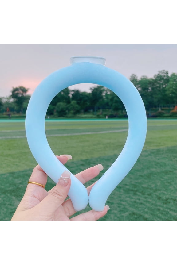 Reusable Neck Cooler Tpu Ice Gel Collar for Summer Heat (Leak Proof Freezable Scarf) 100Ml C,15x18cm