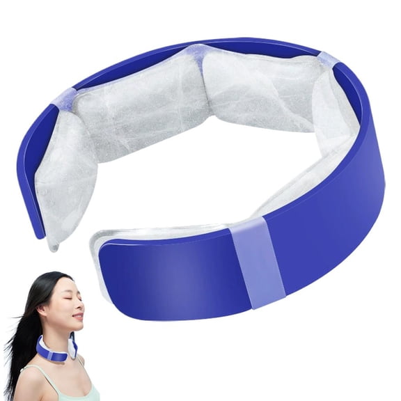 Reusable Neck Cooling Tube for Hot Weather - Wearable Ice Cooler Wrap for Outdoor Sports & Workers, 4-6 Hour Cooling