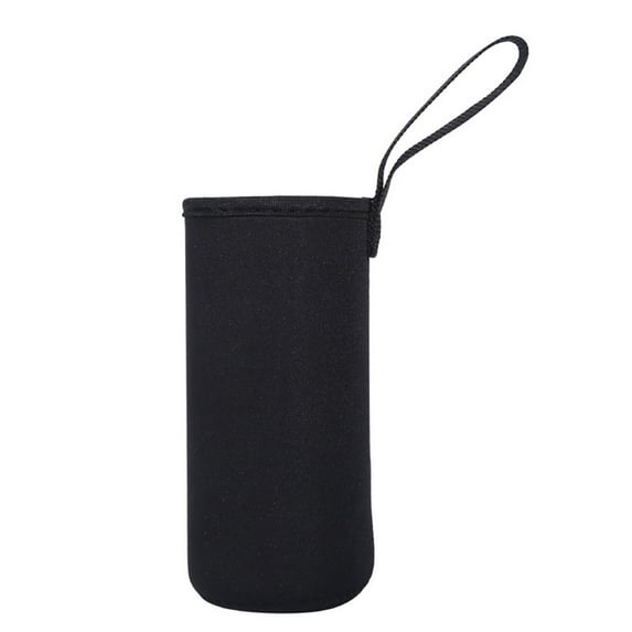 Reusable Neoprene Insulator Sleeve for Iced Coffee Cups,Coffee Coolies sleeves for Iced & Hot Drinks,Cold Beverage Cooler Compatible with Coffee and More,Coffee Cup Sleeve(Black,2.67x2.67x7.48")