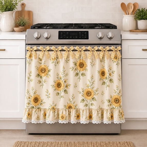 Reusable Non Stick Oven Rack Cover Washable Heat Guard Skirt Oil Grease Stain Resistant Fabric Protector for Kitchen Baking Safety and Cleanliness