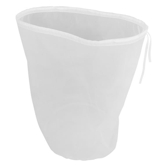 FONDOTIN White Fine Mesh Filter Bag for Home Use, Juice Strainer, Reusable and Easy to Clean