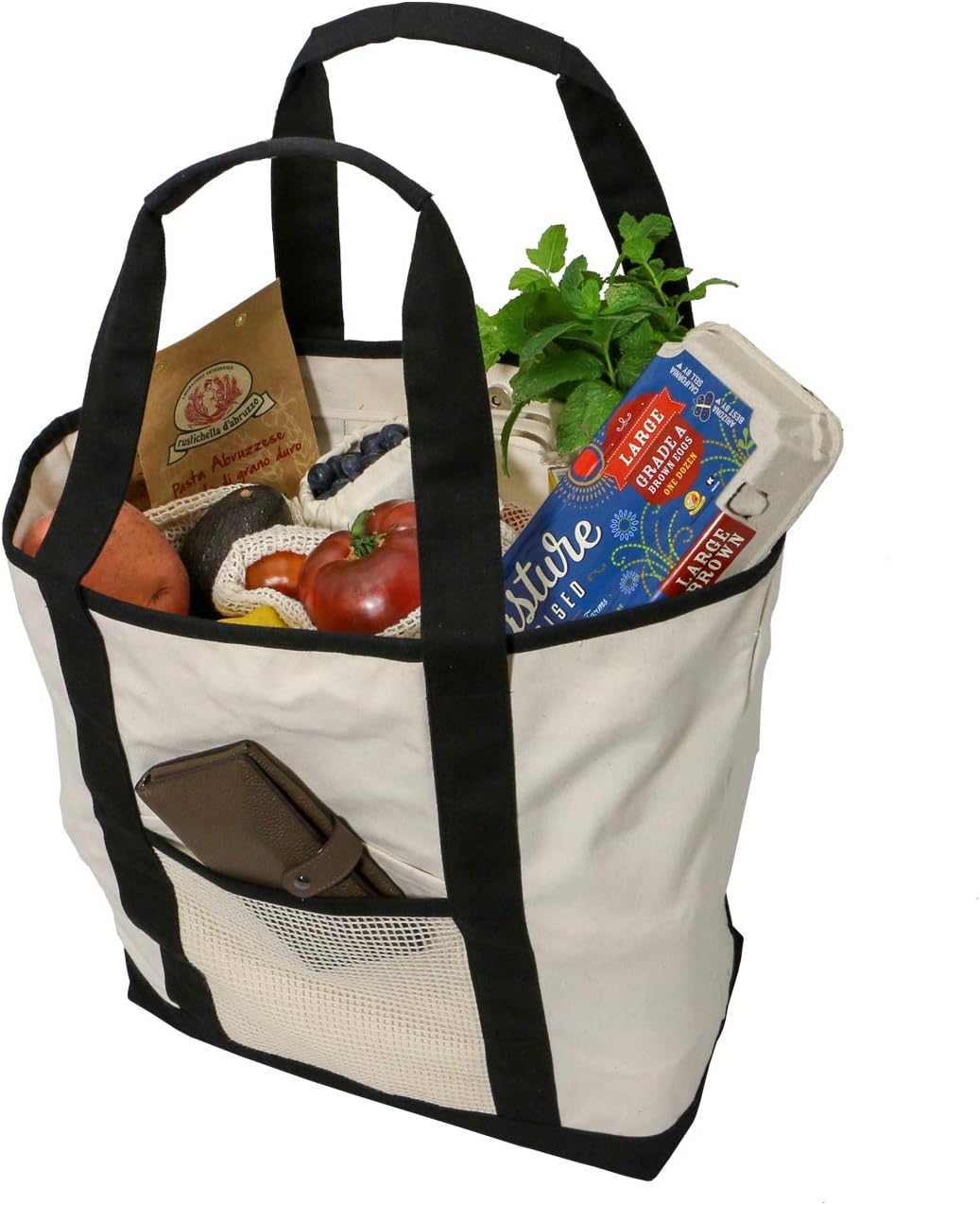 Reusable Organic Cotton Super Strength XL Grocery Bag