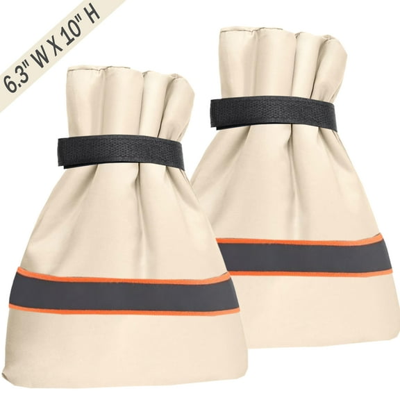 Reusable Outdoor Faucet Cover 10”H x 6.3”W, Waterproof Faucet Insulation Cover Protector, Thickened Faucet Spigot Covers for Winter Freeze Protection Pipe Insulation 2 Pcs