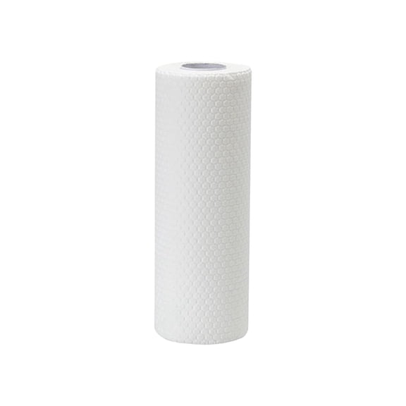 Reusable Paper Towels Washable Roll: 40Pack Paperless Towels Tear Away 9.84x9.84In Absorbent Cloth Paper Towels Reusable Washable for Kitchen Zero Waste (White)