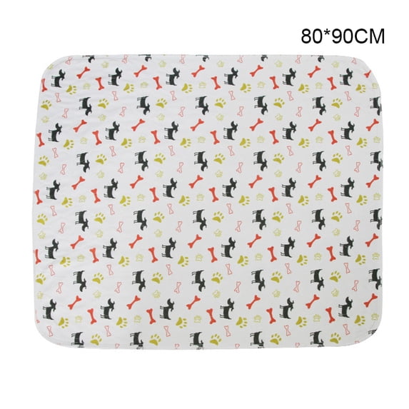 Reusable Pee Mats Water-absorbent 3 Layer Pad for Pet Washable Dog Pee Pads for Whelping Potty Training
