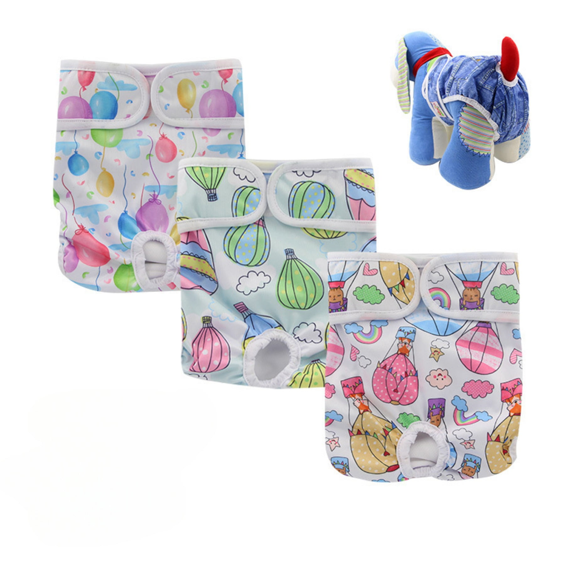 Reusable Pet Diapers for Female Dogs Washable Dog Period Underwear Anti Leakage Comfortable Cloth Panties