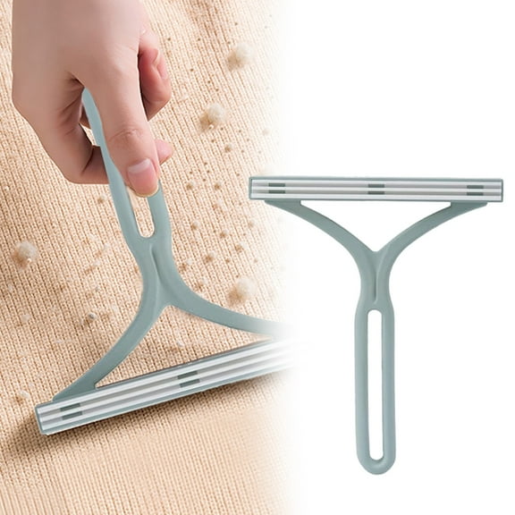 Reusable Pet Hair Removal Brush (Lint Fuzz Scraper, Carpet Fur Remover), Blue, Blue Reusable Pet Hair Removal Lint Brush, For Carpets, Beds, And Furniture, Meiiso