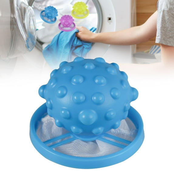 Reusable Pet Hair Remover for Laundry, Floating Lint Catcher Mesh Bags for Washing Machines, Eco-Friendly Washer Lint Trap, Clean the Washing Machine Filter Bag Blue 3.7x5.9 In (1Pcs)