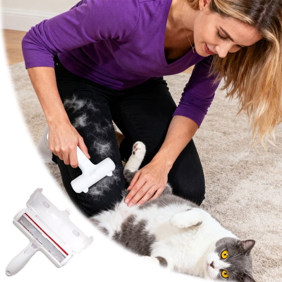 Reusable Pet Hair Remover Roller Tool For Dogs Cats Shedding Removal On Furniture Couch Carpet Bedding And Car Seats