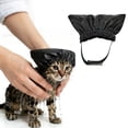 thumbnail image 1 of Reusable Pet Shower Cap Waterproof Adjustable Bathing Hat for Dogs Cats 360° Ear Protection Grooming Accessory for Home Bathing Grooming Salons(Black,M), 1 of 8