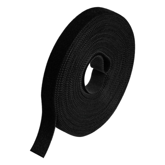 Reusable Plant Ties Black Garden Soft Tape, Adjustable Multipurpose Plant Support Straps, Cut to Length Flexible Non-Slip Ties for Climbing Plants, Garden Soft Tape Plant Ties 1Pcs