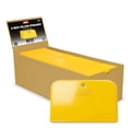 thumbnail image 1 of 6" Reusable Plastic Spreader - Auto Body Filler Yellow Spreaders (Pack of 100) - 9067, 1 of 9