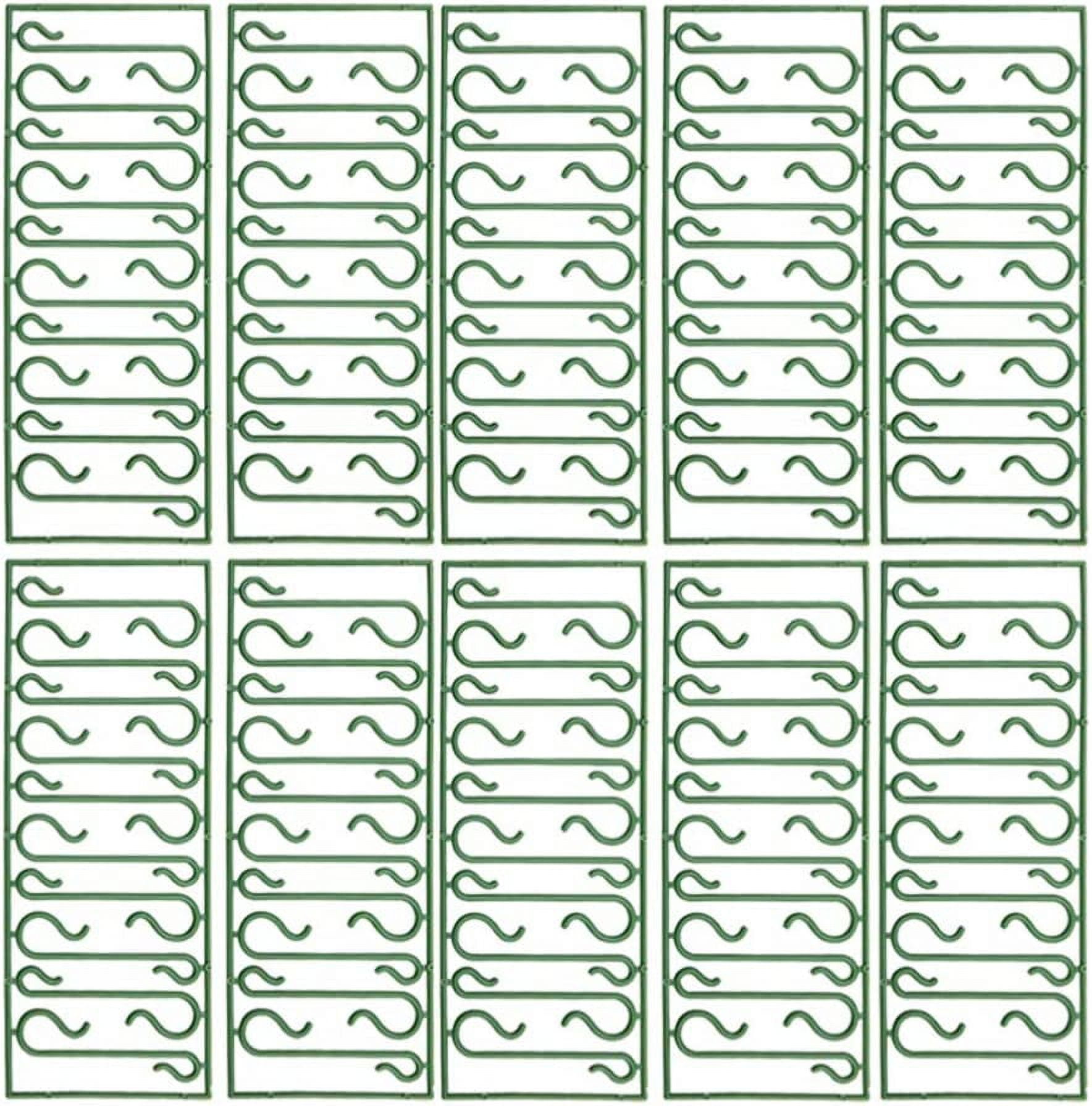 Reusable Plastic Christmas Ornament Hooks Mini Hooks SShaped Hangers