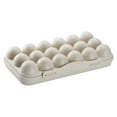 thumbnail image 1 of Reusable Egg Carton With Lid 18 Grid Stackable Fridge Egg Holder Tray For Kitchen Restaurant & Camping Storage 1Pc Storage Containers Practical Home Decor, 1 of 4