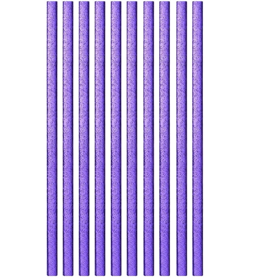 Reusable Plastic Flash Cup Straw, Glitter Coated Drinking Tube for Tumblers and Glasses, Eco Friendly Smoothie Straw for Home and Party Use