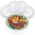 thumbnail image 1 of Reusable Plastic Paper Plate Holders, Round Paper Plate Holder Set, Dishwasher Safe, White, 12Pcs, 10 Inch, 1 of 1