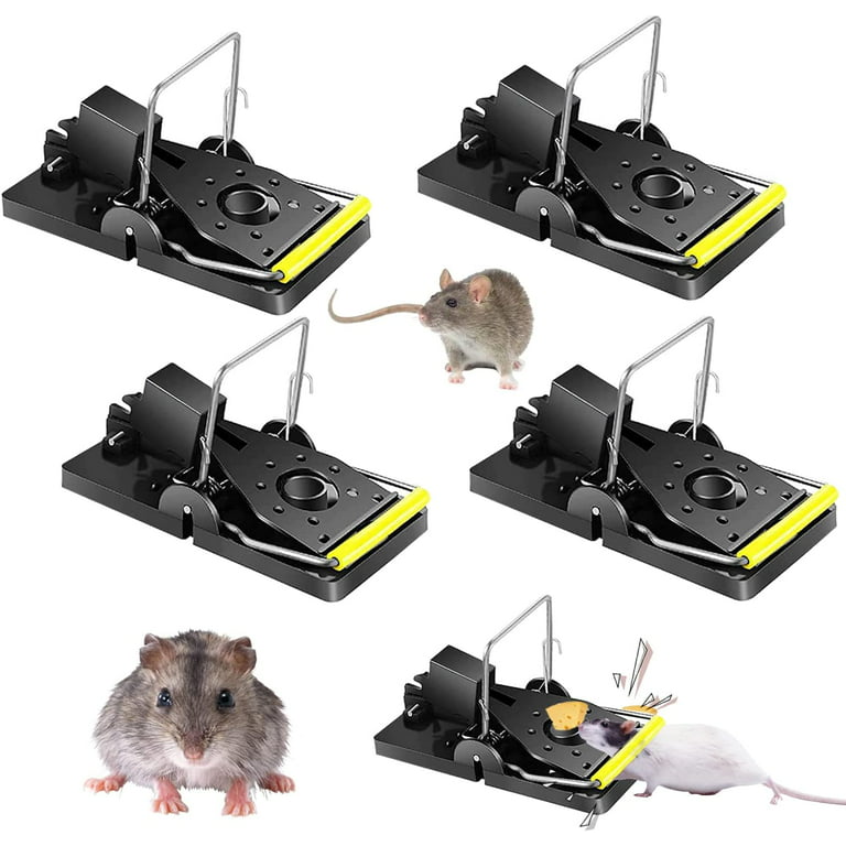 Reusable Plastic Rat Trap, 4PCS Professional Homemade Mouse Trap