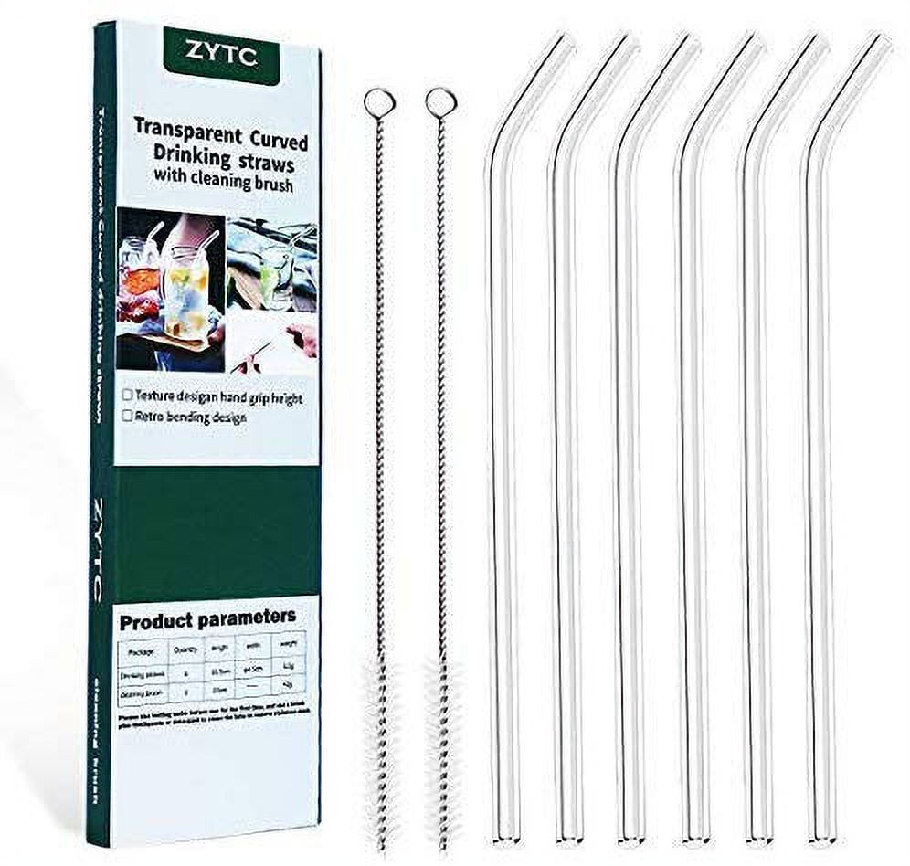Reusable Plastic Straws for Yeti,Clear Replacement Drinking Straws for