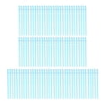 thumbnail image 1 of Reusable Plastic Thick Drinking Straw-100PC Stripe Hard Straws for Mason Jar, Two-tone Striped Straw for Holiday Christmas Wedding Valentine's Day Party Favors Decoration Supplies, 1 of 5