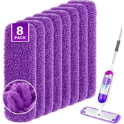 Reusable Power Mop Refills Pads Compatible with Swiffer Power Mop - Power Mop Pads Refill - Washable Microfiber Pads for Multi-Surface Floor Cleaning