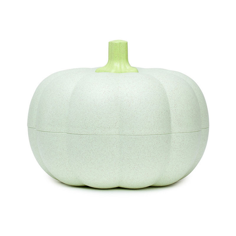 Reusable Pumpkin Candy Dish Plastic Box Jar Double Layer Candy Dish with Lid Candy Fruit Nuts
