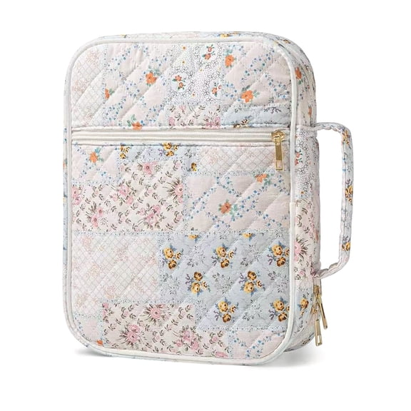 Women's Travel Friendly Carriers Zippered Book Cover Protective Dustproof Shell Decorative Religious Accessory