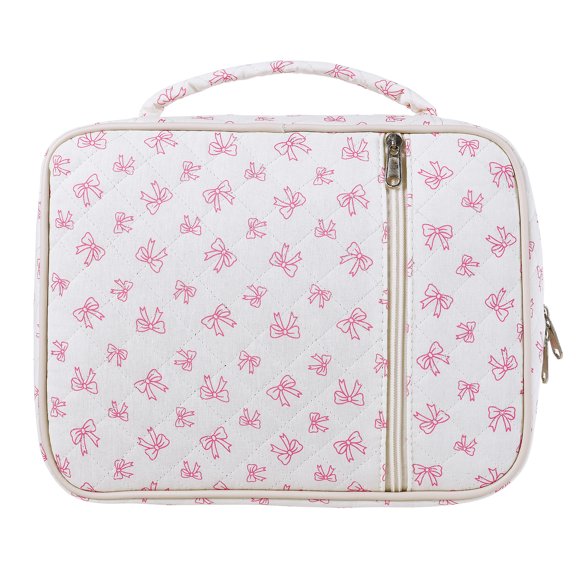 Reusable Quilted Meal Bag Versatile Compartmental Meal Box Pouch With Handle for Work School Picnic Travel