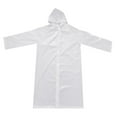 thumbnail image 1 of Thickened EVA Rain Poncho for Adults Men Women Waterproof Reusable Emergency Raincoat with Adjustable Hood for Hiking Cycling Students Commuting, 1 of 3